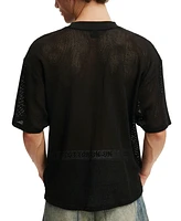 Cotton On Men's Cropped Fit Knitted T-Shirt