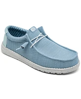 Hey Dude Men's Wally Stretch Slip-On Casual Moccasin Sneakers from Finish Line