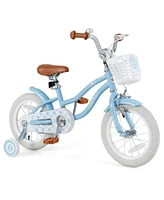 14 Inch Kids Bike with Adjustable Handlebar and Seat for 3-5 Year Old