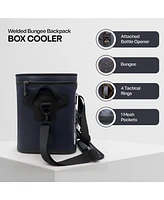 Quiksilver Shoreline Collection 48-72H 5 Layer Insulated Box Cooler with Adjustable Strap and Waterproof Zippers