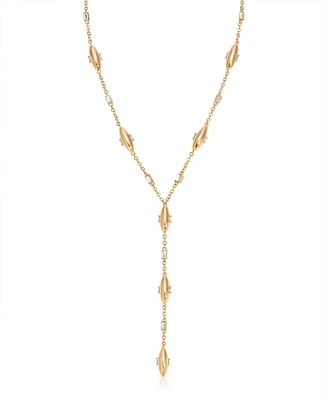 Ettika Oval Dome Lariat Necklace