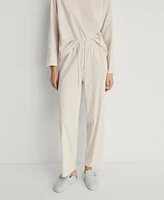 Mango Women's 2-Piece Plain Cotton Pajama Set