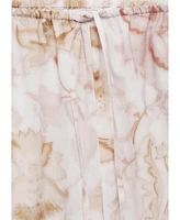 Mango Women's Floral Detail Pajama Pants