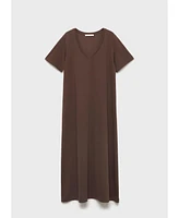 Mango Women's Plain Cotton Nightgown