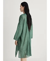 Mango Women's Overdyed Ramie Kaftan