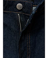 Mango Women's High Waisted Rinse Wash Bermuda Shorts