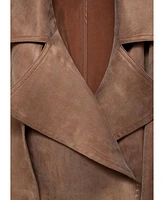 Mango Women's Belt Lyocell Trench Coat
