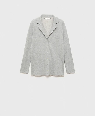 Mango Women's Double-Sided Cotton Shirt
