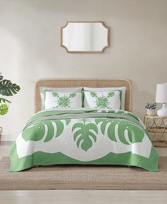 Tommy Bahama Home Molokai Embroidered Quilt, King