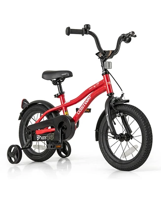 Bicycle for Kids with Adjustable Seat Bell and Reflectors for Visibility