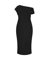 City Chic Plus Sassy Off Shoulder Dress