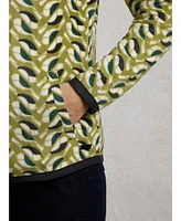 Weird Fish Women's Reena 1/4 Zip Printed Microfleece