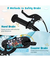 Kids Bike with Adjustable Handlebar and Saddle Perfect Bicycle for Children Aged 4-8 Years Old
