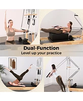 Er Kang Wooden Reformer & Tower Combo – Includes Mat, Jump Board & Sitting Box