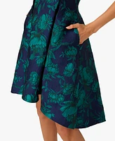 Adrianna Papell Women's Sleeveless High-Low Dress