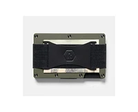 The Ridge Men's Ridge Wallet For Magsafe - Matte Olive - Cash Strap