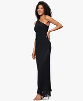 Xscape Women's One-Shoulder Long Sheath Dress