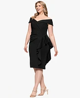 Xscape Plus Sweetheart-Neckline Sheath Dress