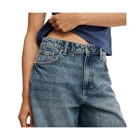 Cotton On Women's Relaxed Denim Short
