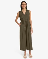 Calvin Klein Women's Sleeveless Straight-Leg Jumpsuit
