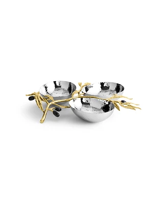 Michael Aram Olive Branch Triple Dish