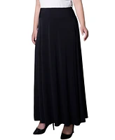 Ny Collection Plus Wide Yoked Maxi Skirt
