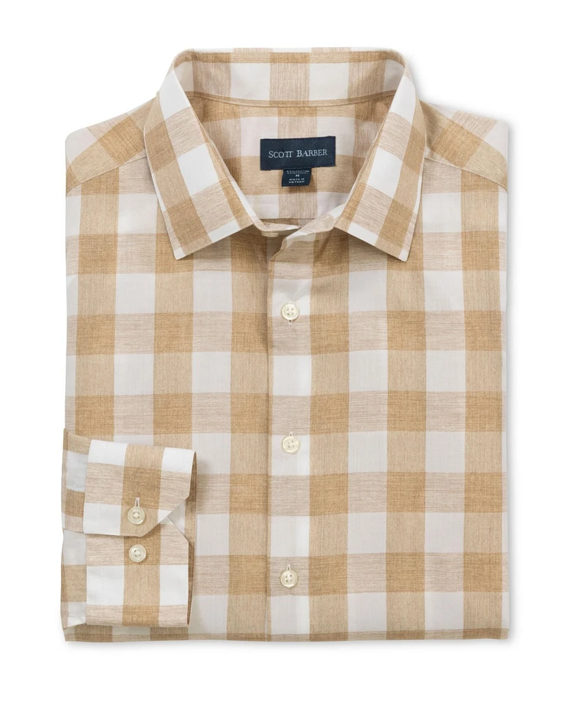 Scott Barber Men's Riviera Poplin Buffalo Plaid