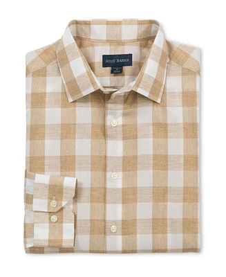 Scott Barber Men's Riviera Poplin Buffalo Plaid
