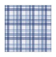 Scott Barber Men's Newport Poplin Plaid, Blue