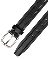 Club Room Men's Cut Edge Trapunto Stitched Casual Belt
