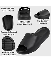 Alpine Swiss Men's Edgar Slides Recovery Sandals Waterproof Lightweight Slippers