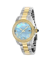 Invicta Women's Angel Quartz 3 Hand Light Dial Watch