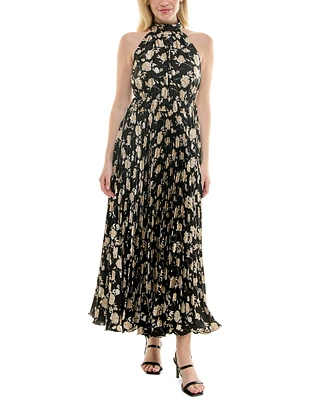 Taylor Women's Mock-Neck Sleeveless Dress