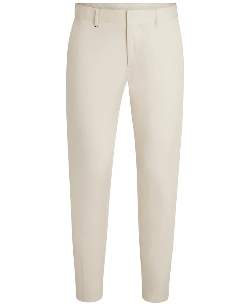 Boss by Hugo Men's Comfort-Stretch Cotton Formal Pants