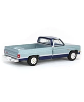 1/64 1985 Gmc Sierra Classic K2500, Silver & Blue, Down on the Farm
