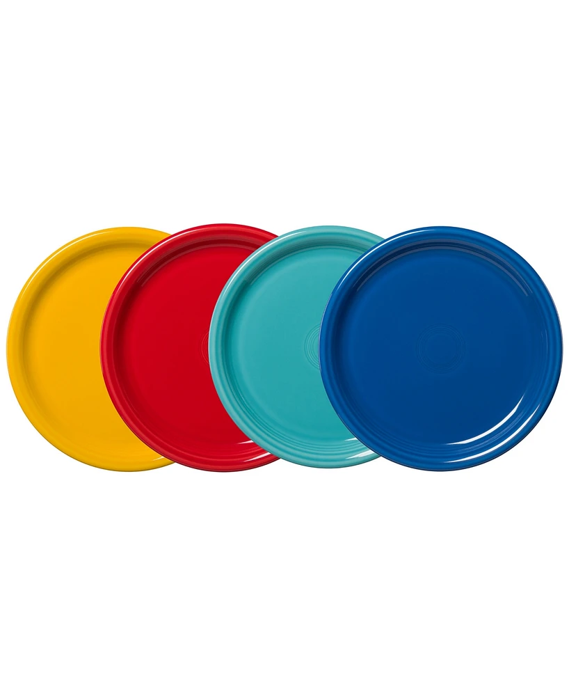 Fiesta Vibrant Bistro Coupe Dinner Plates, Set of 4