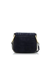 Pre-Owned Chloe Mini Hudson Handbag Whipstitch Suede