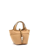 Pre-Owned Hermes Pm Cargo Picotin Lock Bag Canvas and Swift