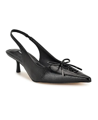 Nine West Women's Anora Lace-Up Slingback Pumps