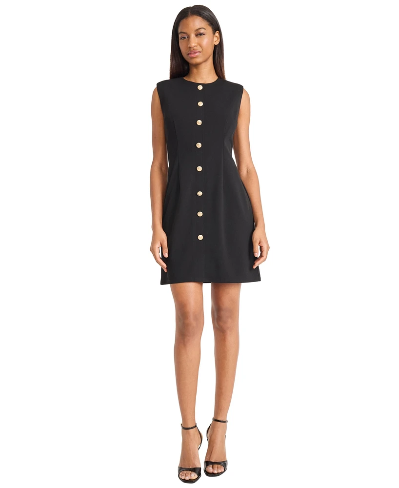Donna Morgan Women's Sleeveless A-Line Dress