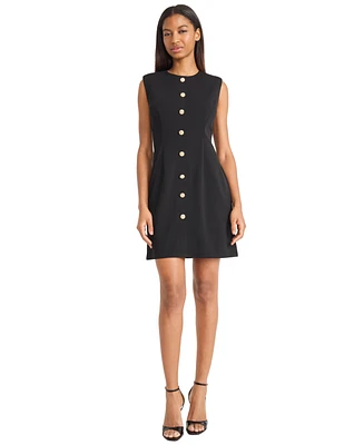Donna Morgan Women's Sleeveless A-Line Dress