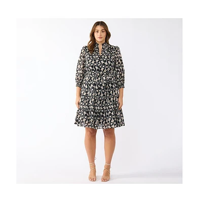 Sea Lily Shirt Dress