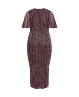 City Chic Plus Lily Sparkle Maxi Dress