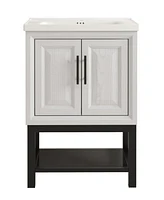 24"Bathroom Vanity with Ceramic Undermount Sink
