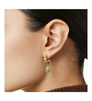 Ana Luisa - Gemstone Hoop Earrings - Dobby