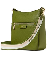 kate spade new york Hudson Small Pebbled Leather Messenger Crossbody