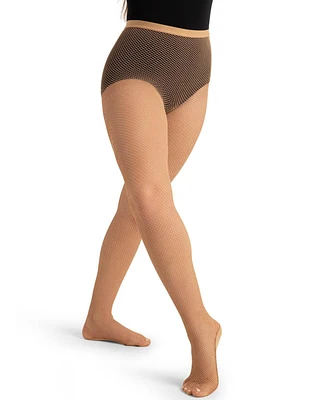 Capezio Women's Professional Rhinestone Fishnet Tight