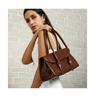 Women's The Coreline Satchel Bag - Mocha Brown