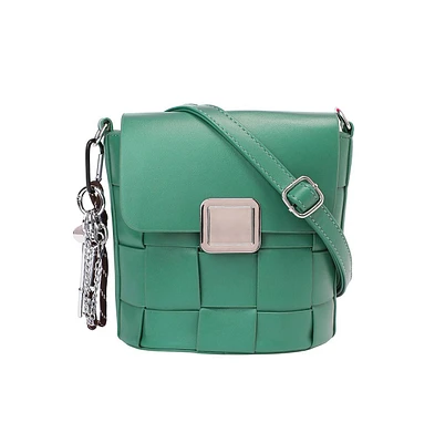 Women's The Basket Sling Bag - Emerald Green