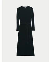 Gobi Cashmere Women's Cashmere Knit Dress with Belt
